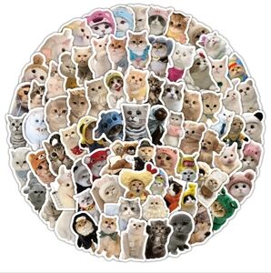 Cute Cat and Small Pet Sticker Set